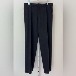 GENERRA MEN'S BLACK GRAY PINSTRIPE PANTS STYLE M3013AT SIZE 36